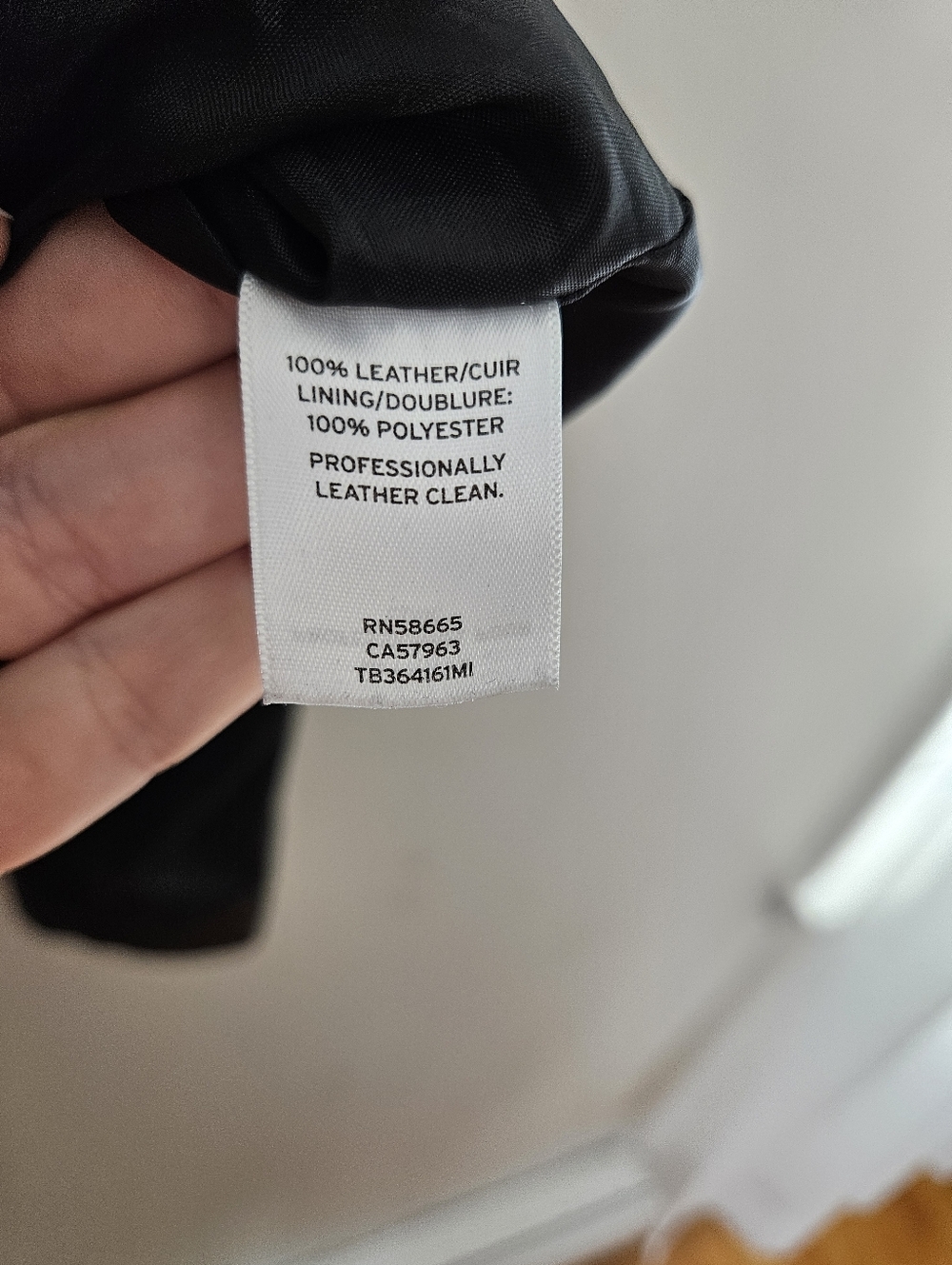 Treasure & Bond Black Leather Moto Jacket Zip Front Neutral Classic Bikercore - Picture 9 of 13